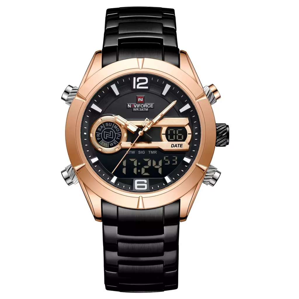 ساعت مچی عقربه‌ای کوارتز مردانه نیوی فورس مدل 9232RGBB