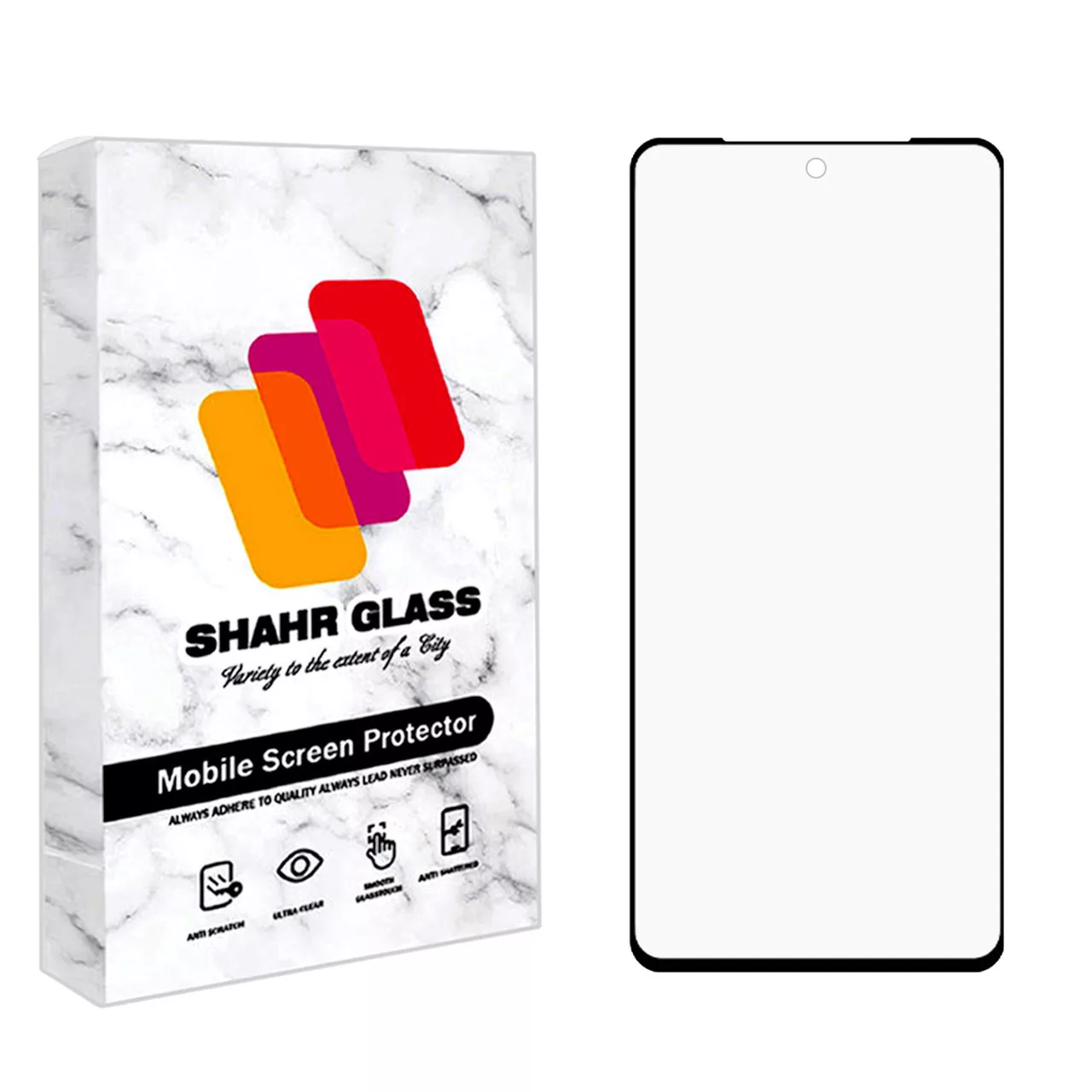 محافظ صفحه نمایش سرامیکی شهر گلس مدل CMS مناسب برای گوشی موبایل شیائومی Redmi Note 12 5G