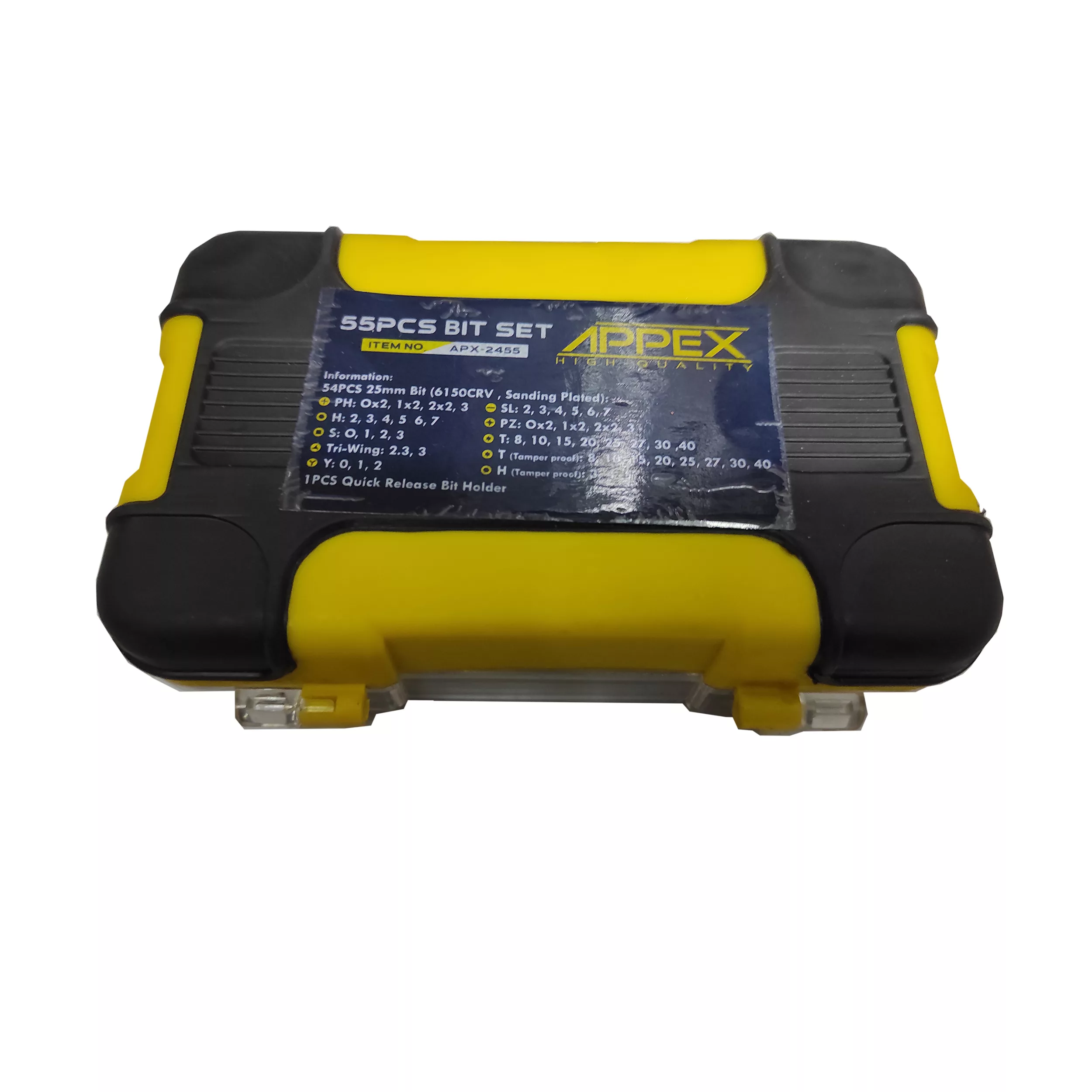 رابط سری پیچ گوشتی اپکس مدل SMT-55PCS-BIT SET بسته 55 عددی