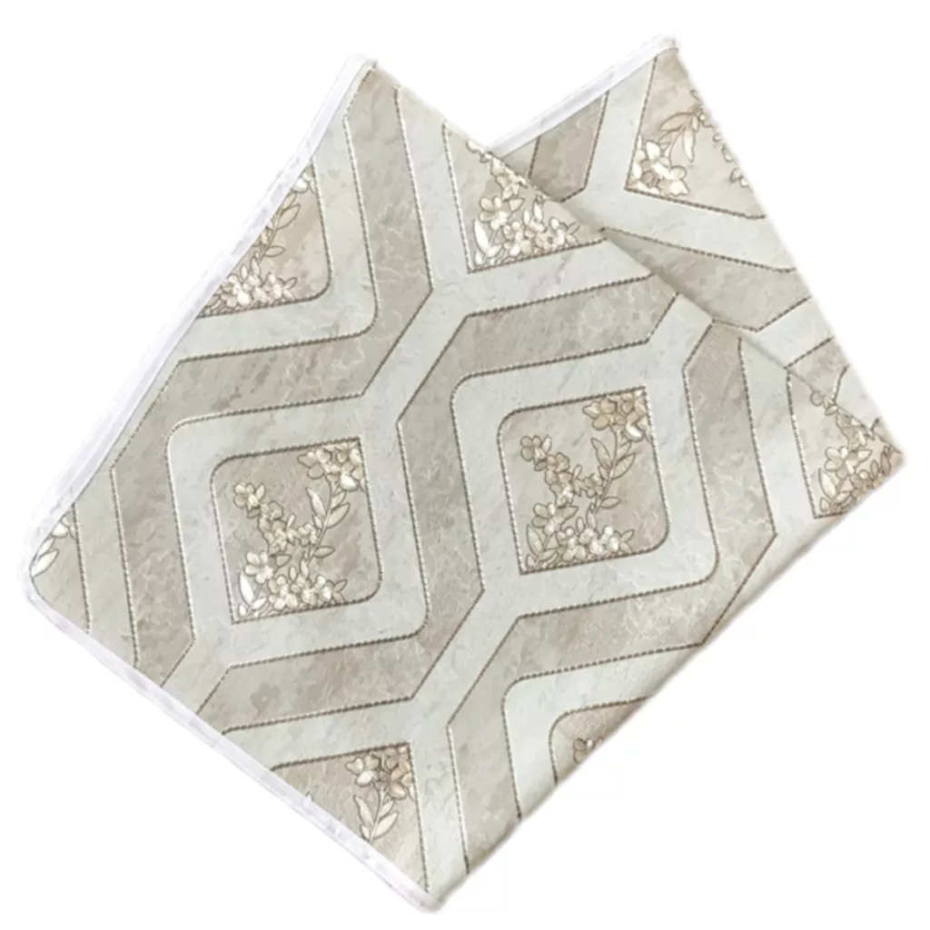 سفره 6 نفره مدل لوتوس طرح پشت نخی سایز 140×100 سانتی متر کد 05