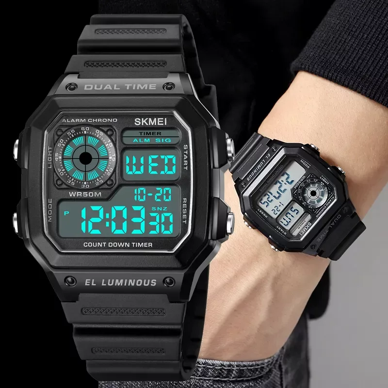 ساعت مچی دیجیتال مردانه اسکمی مدل 1998-‌BK