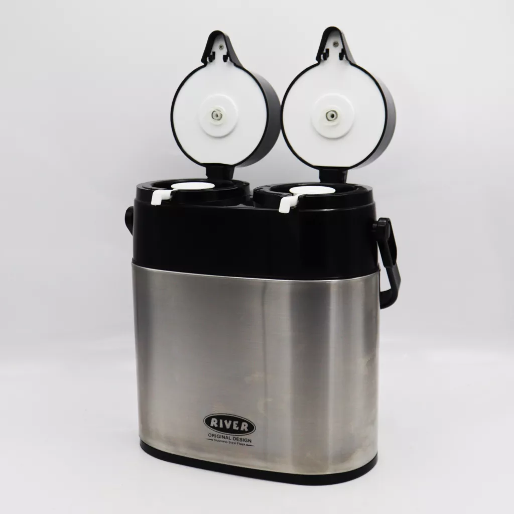 فلاسک ریور مدل دوقلو کد YP-ESTIL-8605  گنجایش 1.3 لیتر