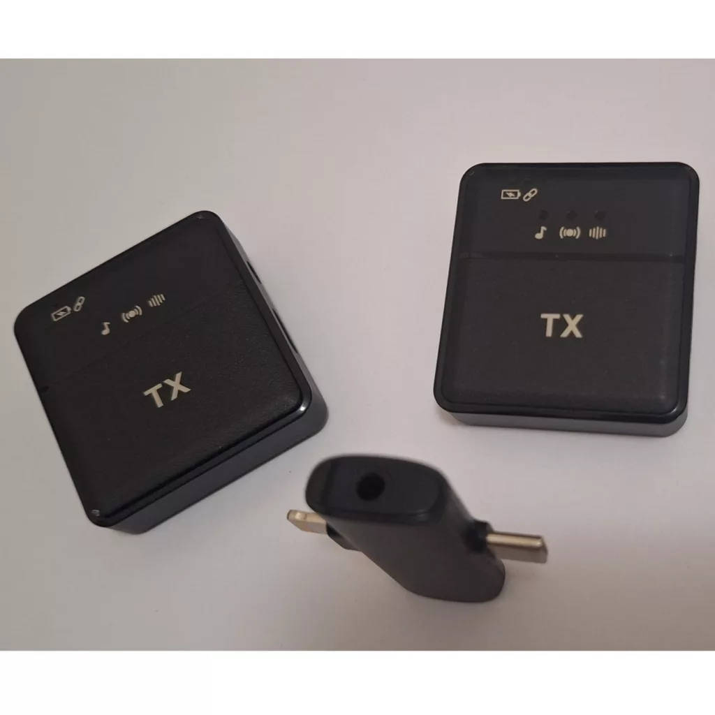 میکروفن یقه ای بی سیم مدل SX31-dual با درگاه تایپ سی و لایتنینگ