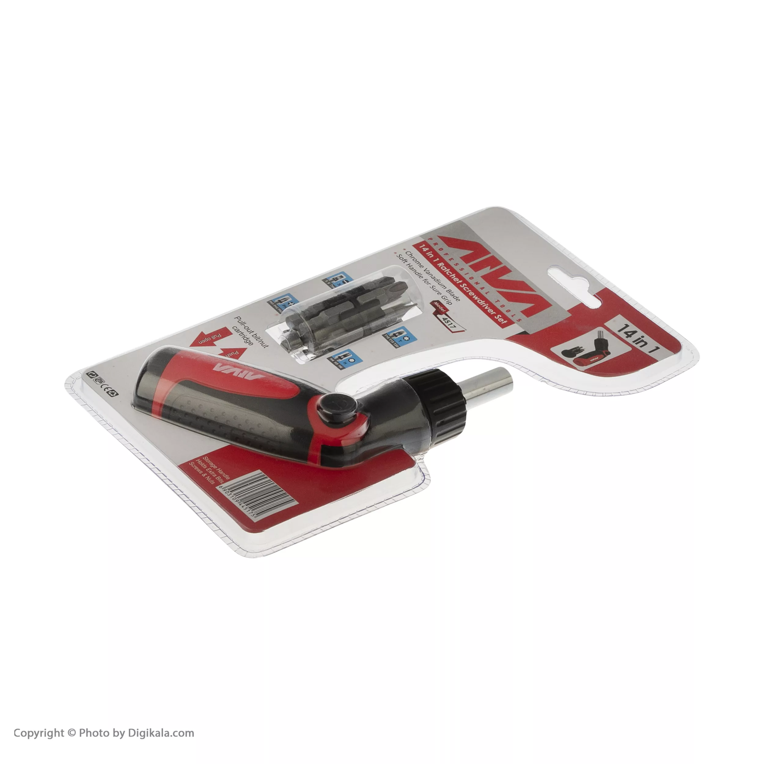 مجموعه 15 عددی سری پیچ گوشتی آروا کد 4517