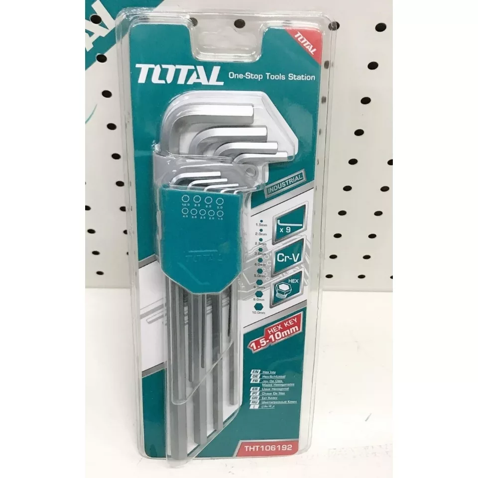 مجموعه ۹ عددی آچار آلن توتال مدل 6192