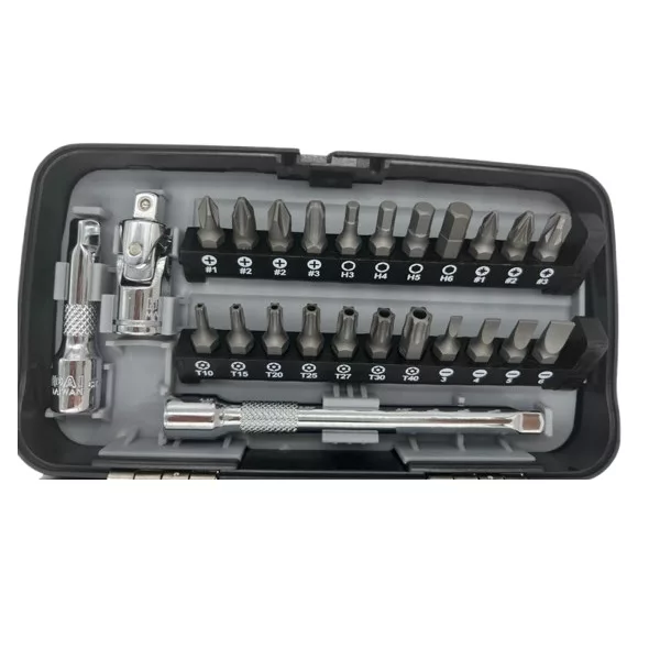 سری بکس و پیچ گوشتی هیوندای مدل 9138 مجموعه 38 عددی