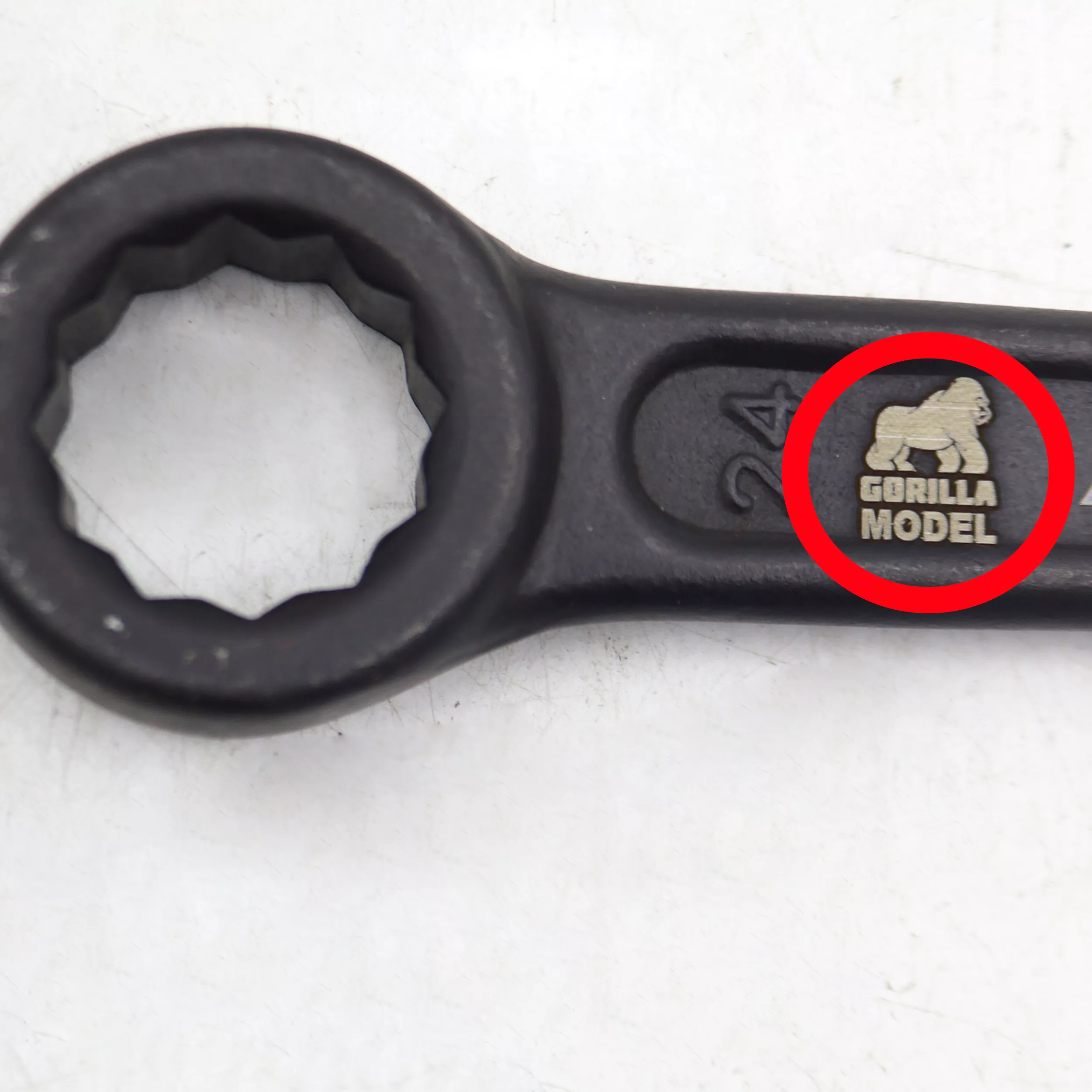 آچار رینگی چکشی مدل گوریلا کد YP-CHAKOSHI-024MM سایز 24 میلیمتر