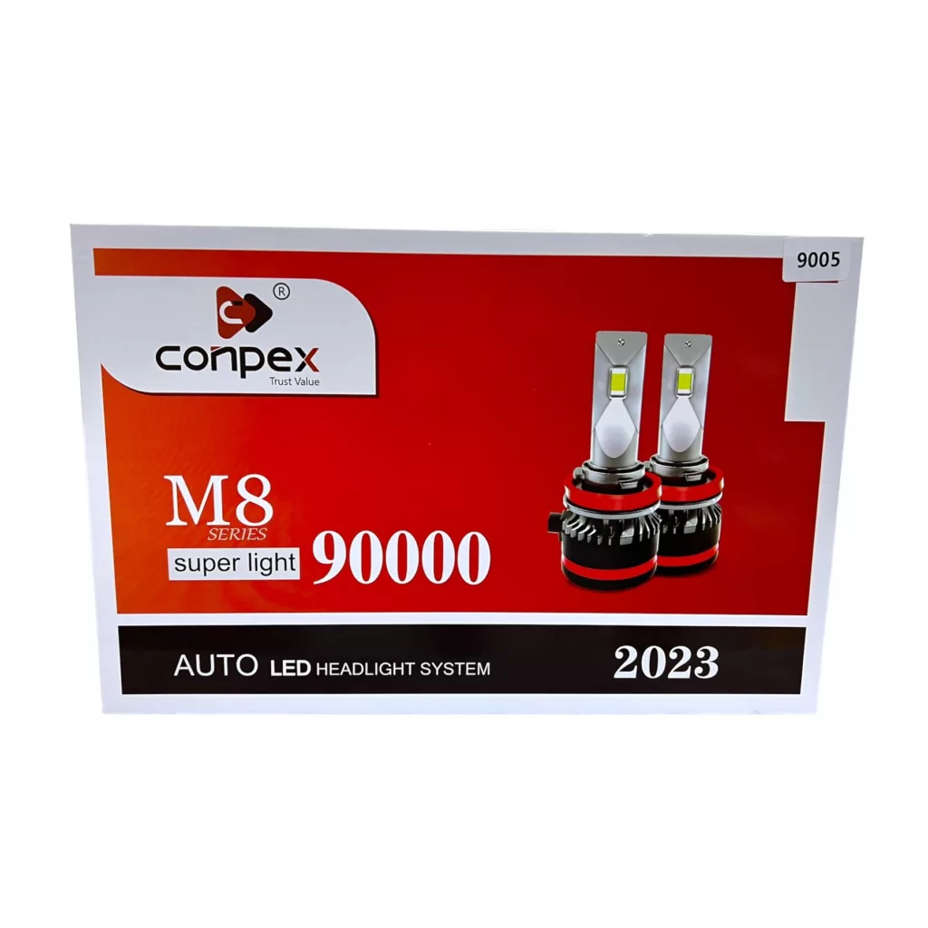 لامپ هدلایت خودرو کانپکس مدل M8 کد 9005 بسته 2 عددی