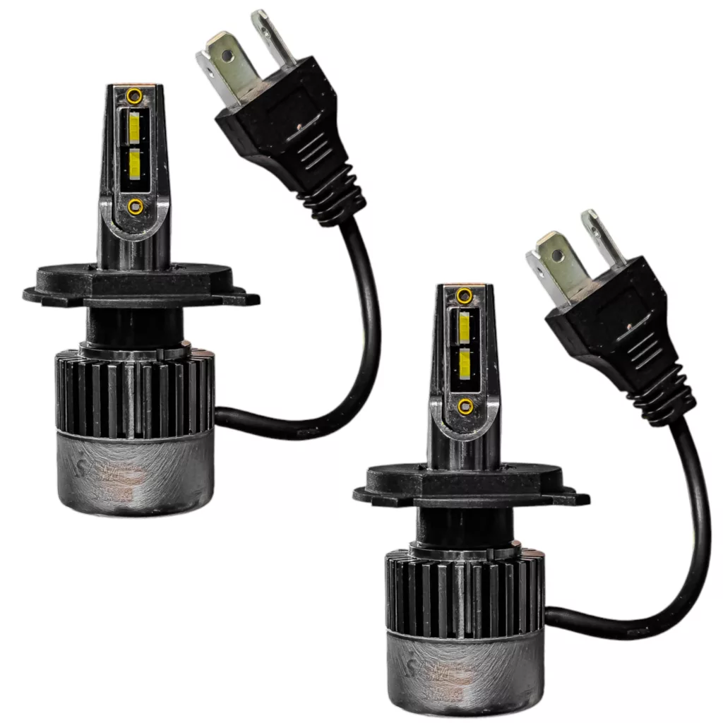 لامپ هدلایت خودرو سام مدل SM41 پایه H4 بسته ۲ عددی