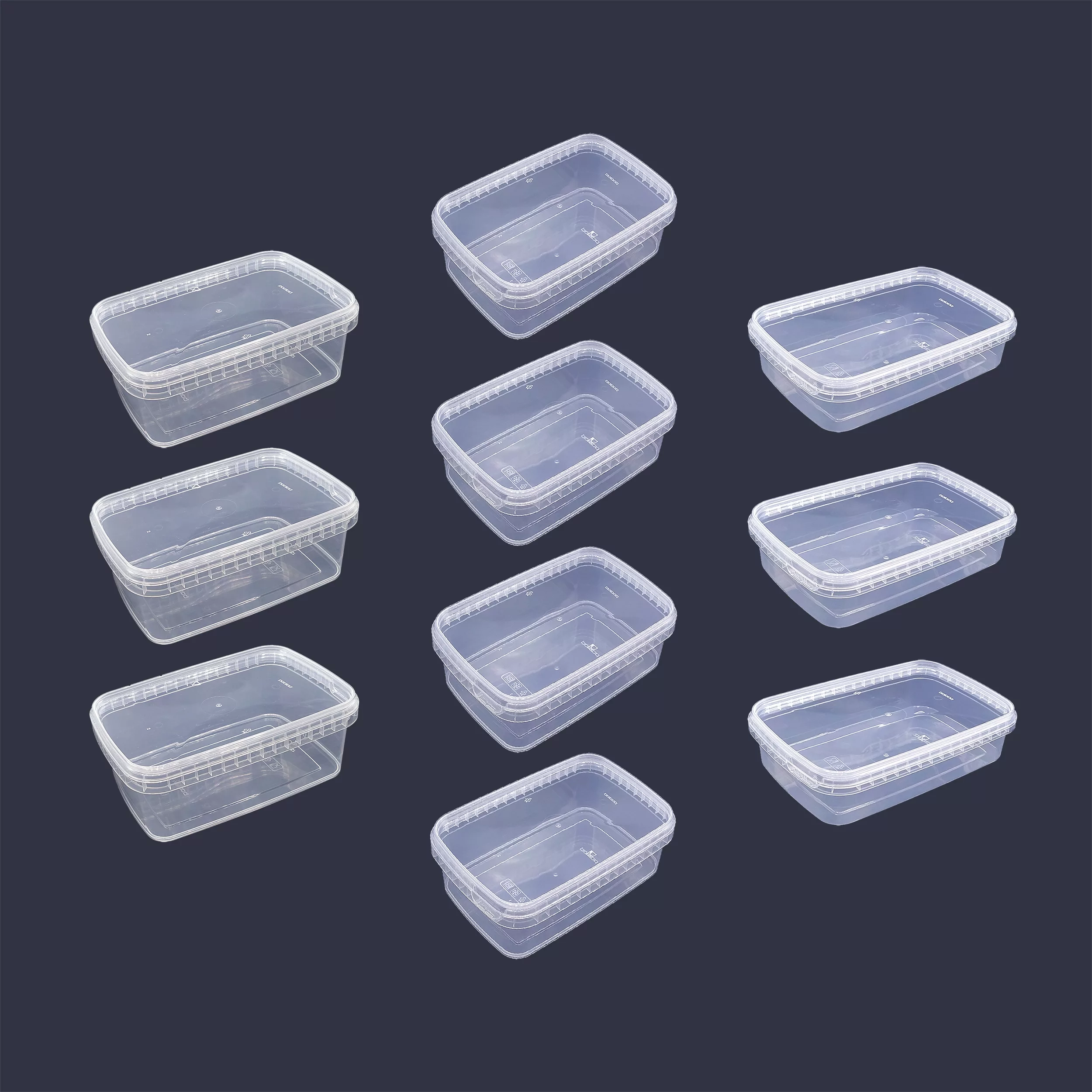 ظرف نگهدارنده مدل فریزری پلمپ شونده کد 700-1000-1200 بسته 10 عددی