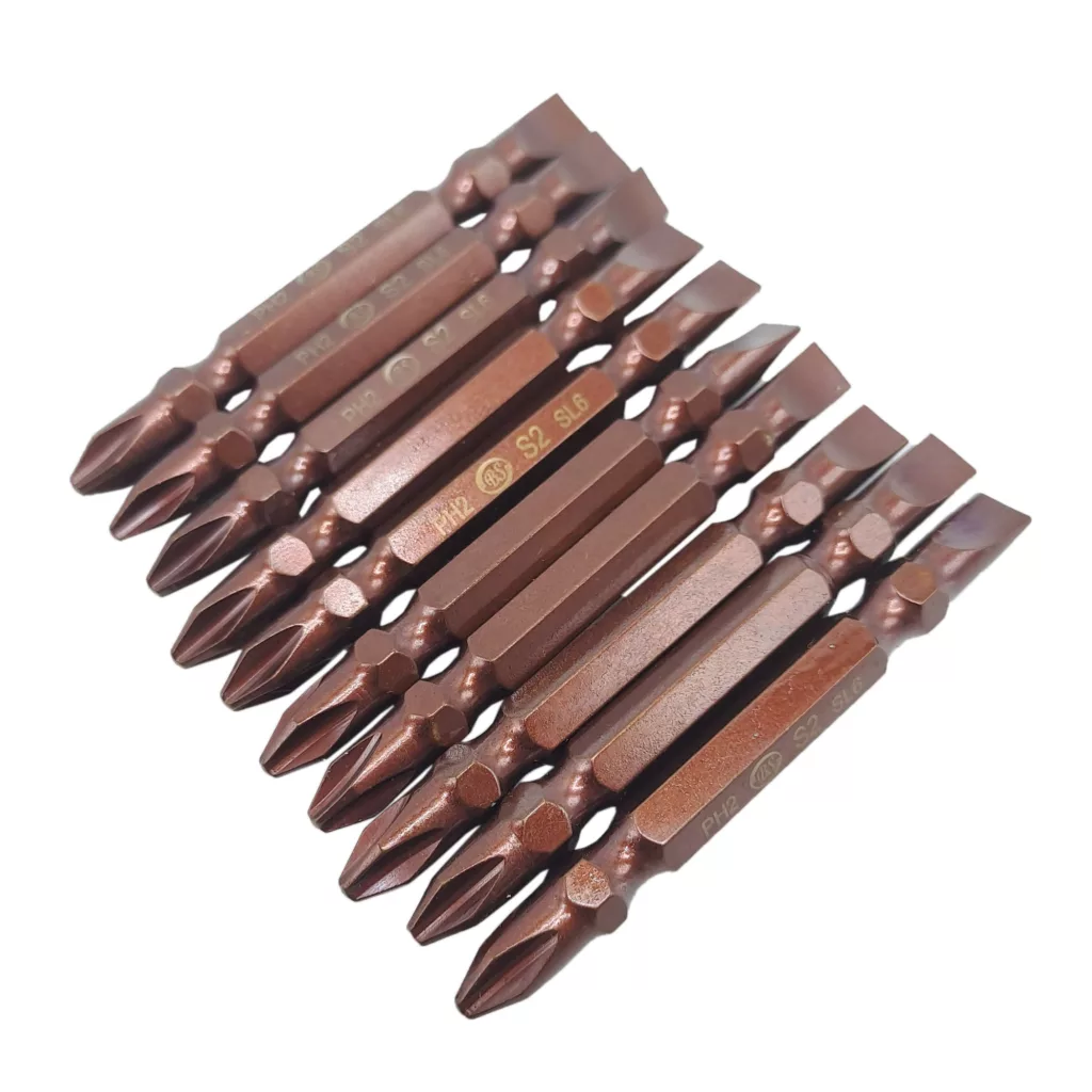 سری پیچ گوشتی یک سر چهارسو یک سر دو سو مدل BS_S2_9060 بسته 10 عددی