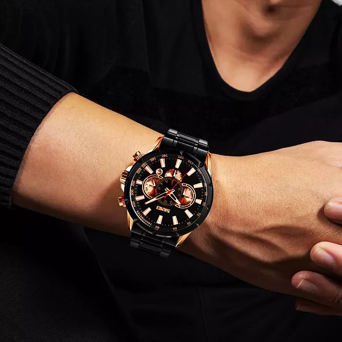 ساعت مچی عقربه‌ای مردانه  کوارتز اسکمی مدل 9241 RGBK