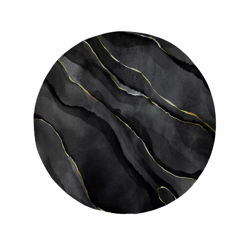 پادری مدل دایره طرح سنگ کد 8393 سایز 90 × 90 سانتی متر