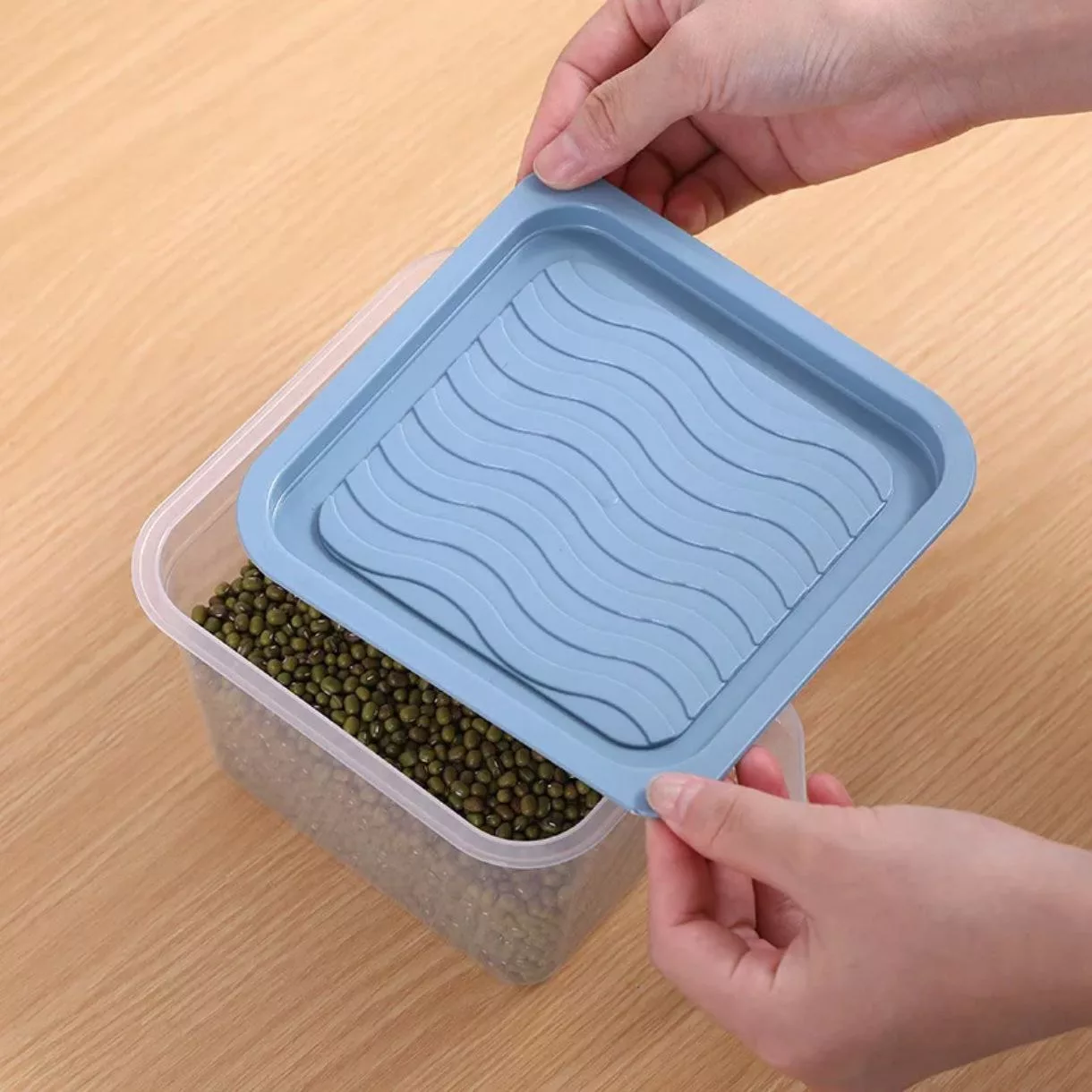 ظرف نگهدارنده مدل دسته دار بسته 3 عددی