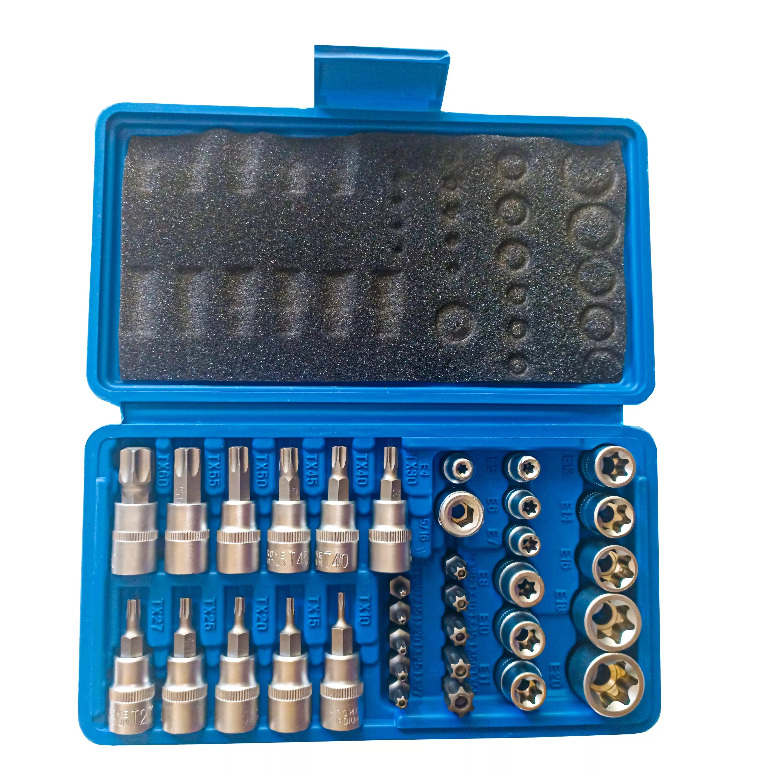 آچار جعبه بکس مدل 34PCS مجموعه 34 عددی