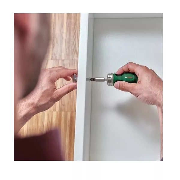 پیچ گوشتی مشتی جغجغه ای بوش مدل 1600A027PK