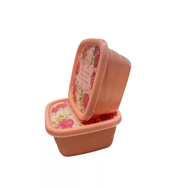 ظرف نگهدارنده مدل Eli Flower مجموعه 2 عددی