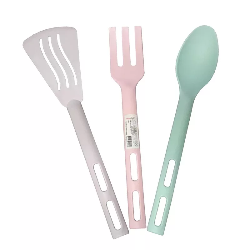 سرویس کفگیر و ملاقه 3 پارچه مدل نیلوفر کد TP520