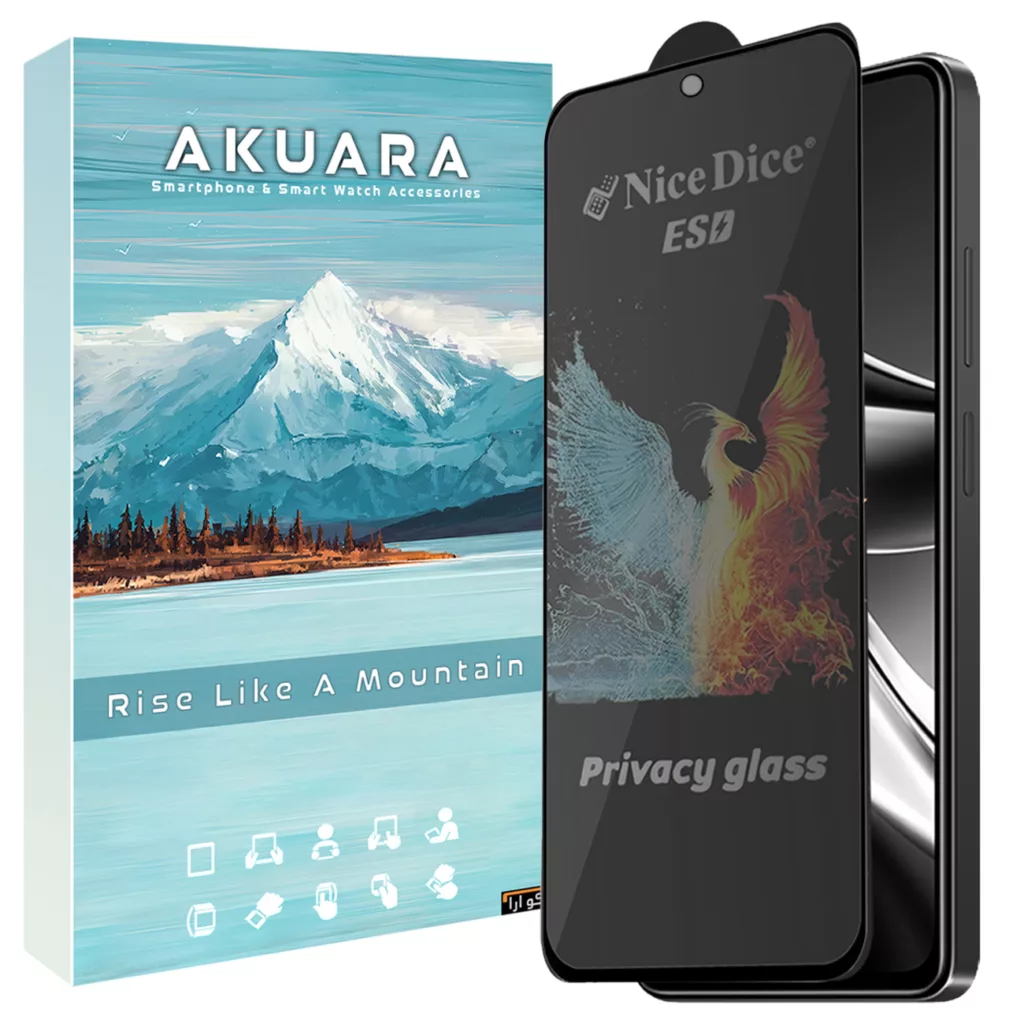 محافظ صفحه نمایش حریم شخصی آکوآرا مدل AKU npv1 مناسب برای گوشی موبایل سامسونگ Galaxy A35 / A55