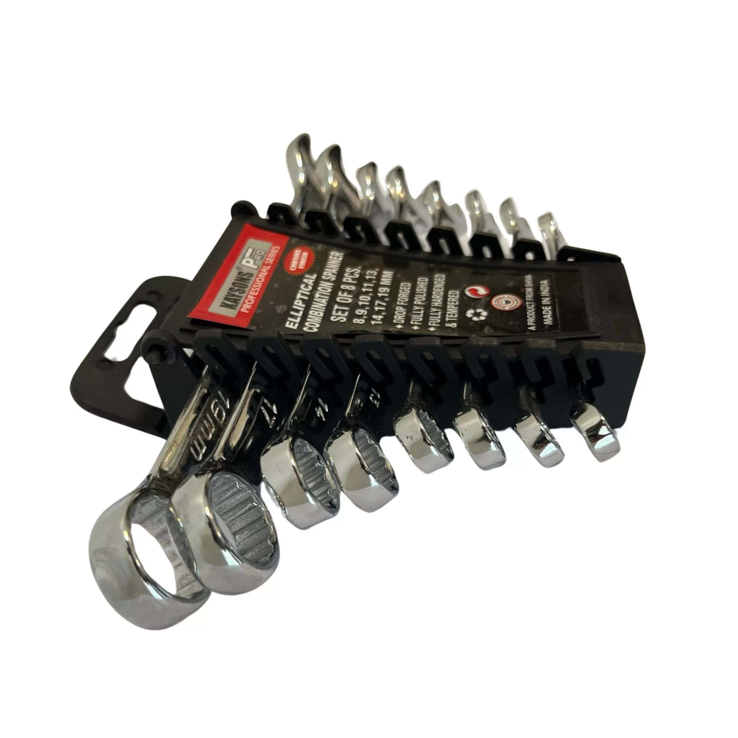 مجموعه 8 عددی آچار یکسر تخت و یکسر رینگی کایسونس مدل Elliptical