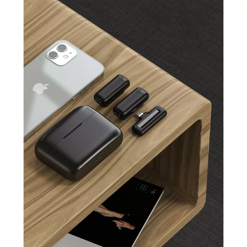 میکروفن یقه ای بیسیم مدل J13 Dual Lightning