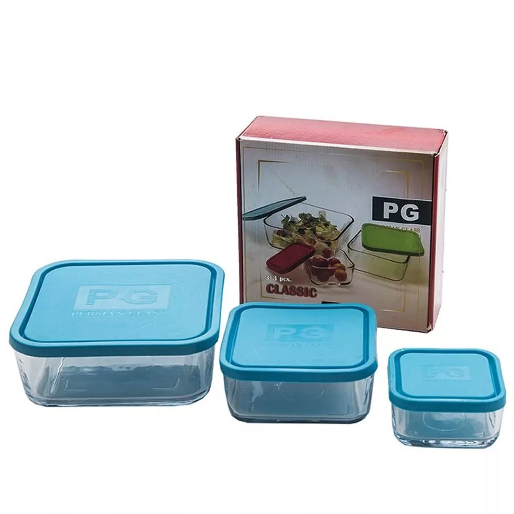 ظرف نگهدارنده مدل کلاسیک کد 9953 بسته 3 عددی