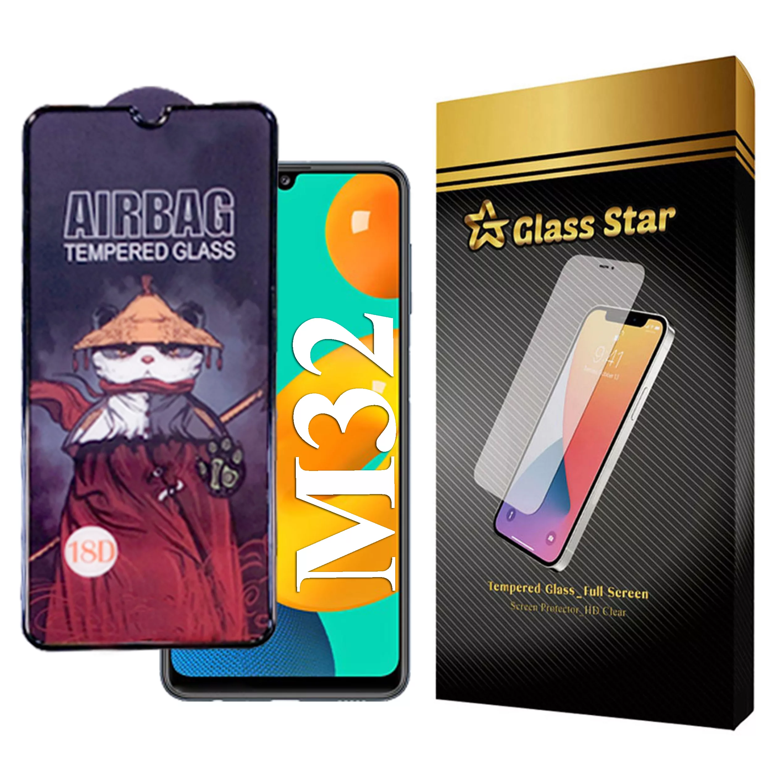 محافظ صفحه نمایش گلس استار مدل AIRGA مناسب برای گوشی موبایل سامسونگ Galaxy M32 4G محافظ صفحه نمایش گلس استار مدل AIRGA مناسب برای گوشی موبایل سامسونگ Galaxy M32 4G