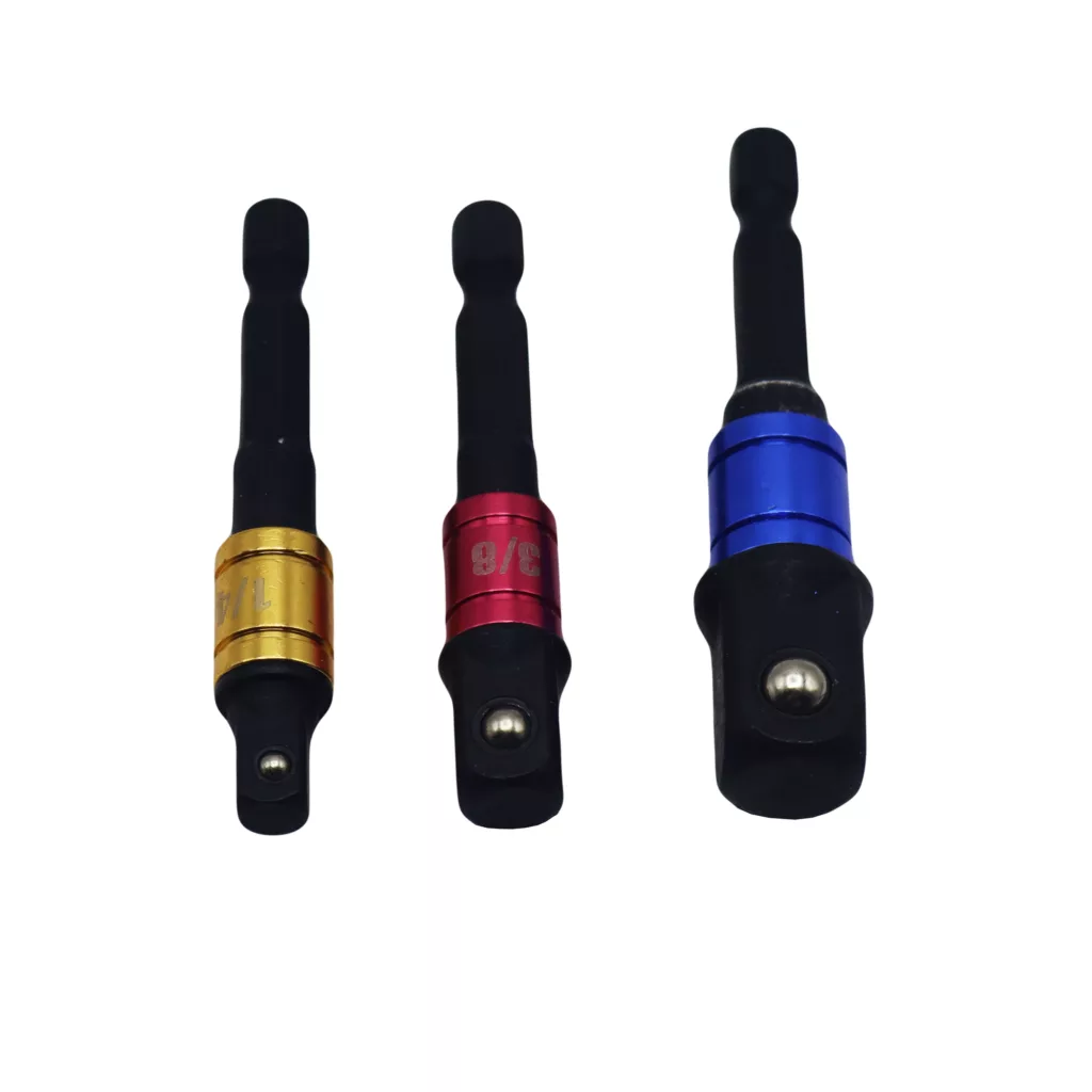 رابط بکس سر دریلی مدل مگنتی کد YP-1/4-3/8-1/2INCH  مجموعه 3 عددی