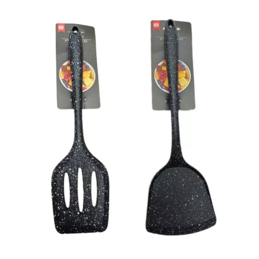 سرویس کفگیر و ملاقه 2 پارچه مدل سیلیکون کهکشانی کد U001