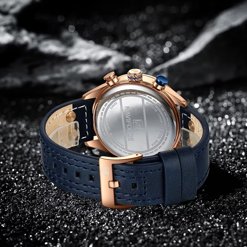 ساعت مچی عقربه‌ای کوارتز مردانه نیوی فورس مدل NF8045