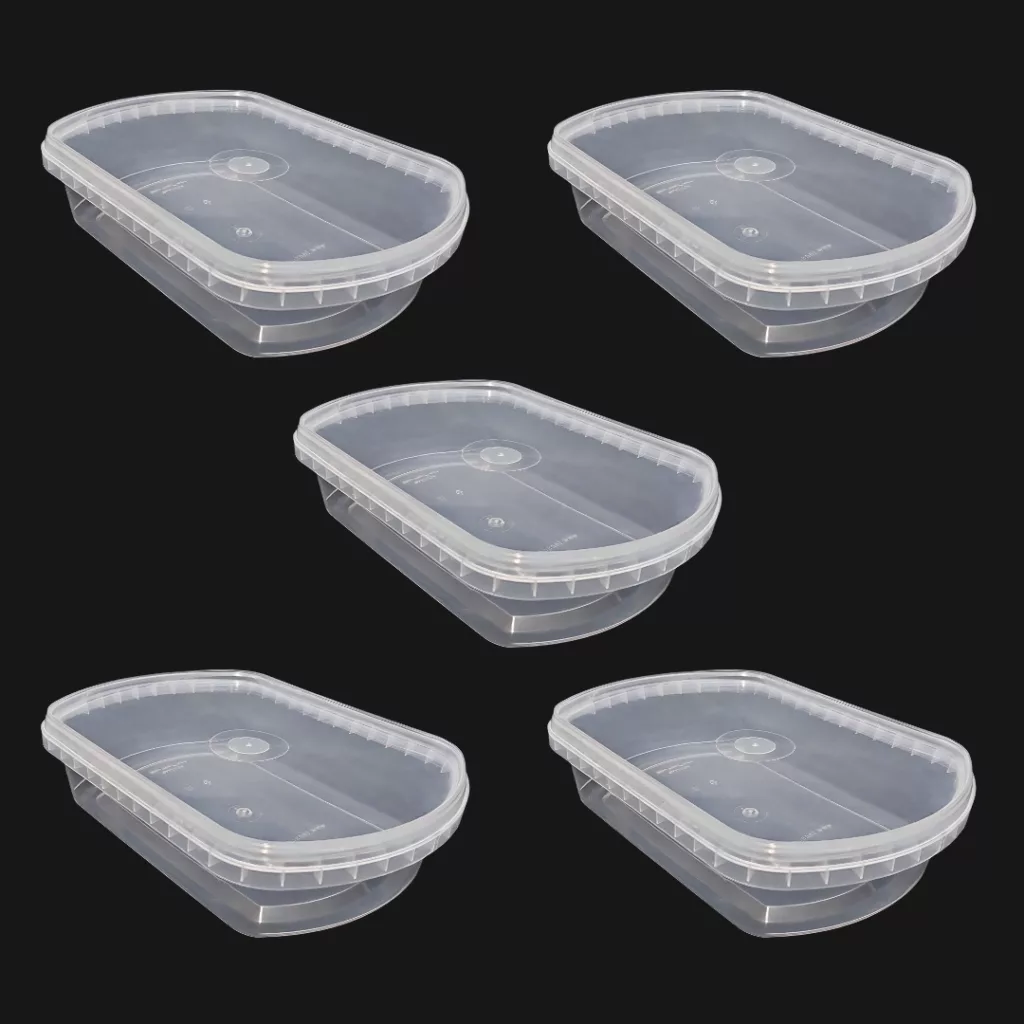 ظرف نگهدارنده مدل فریزری کد 1600cc مجموعه 5 عددی