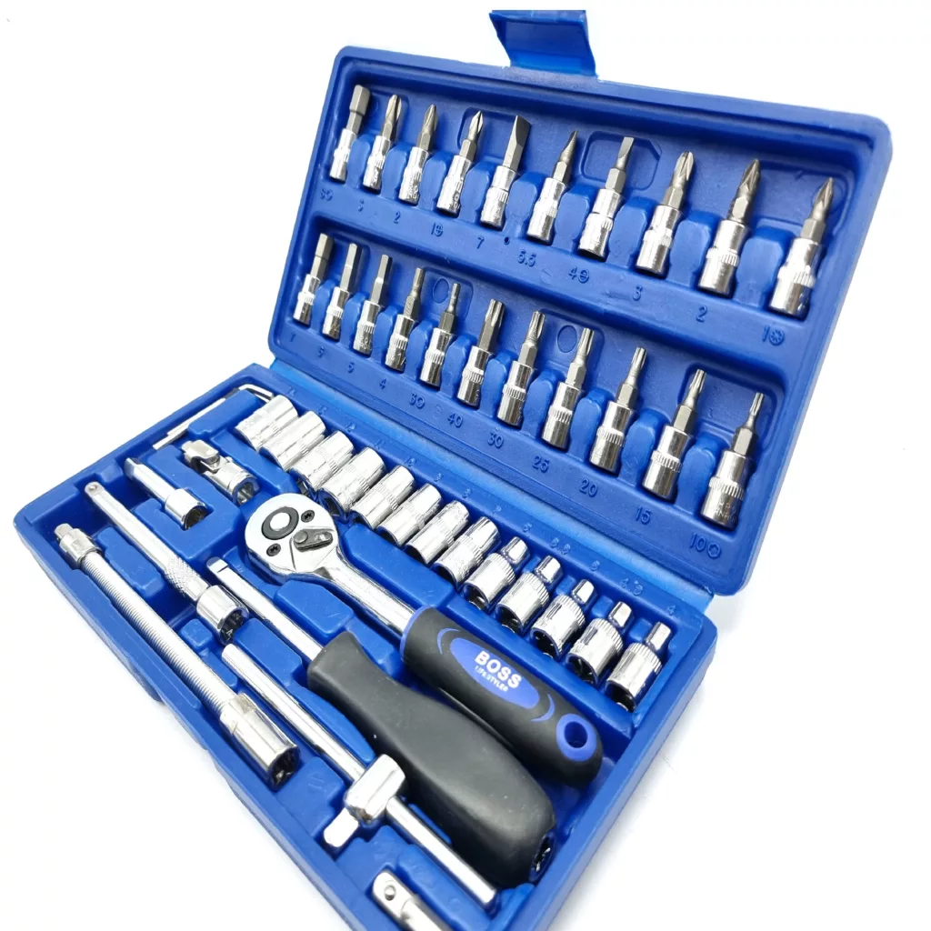 مجموعه 46 عددی آچار بکس باس مدل LIFE_STYLE