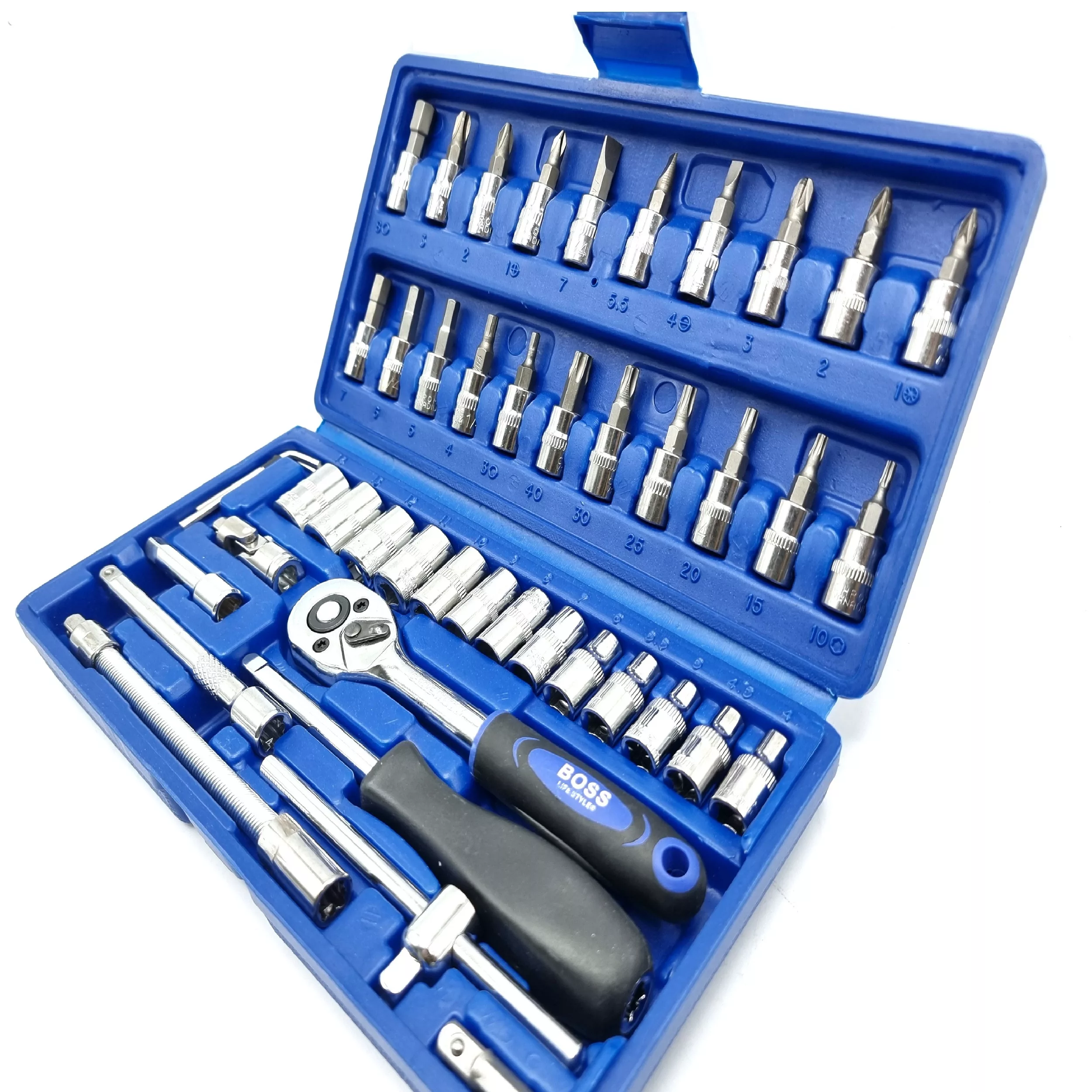 مجموعه 46 عددی آچار بکس باس مدل LIFE_STYLE