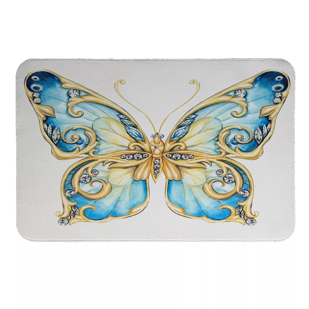 پادری طرح پروانه کد 5388 سایز 60 × 40 سانتی‌متر