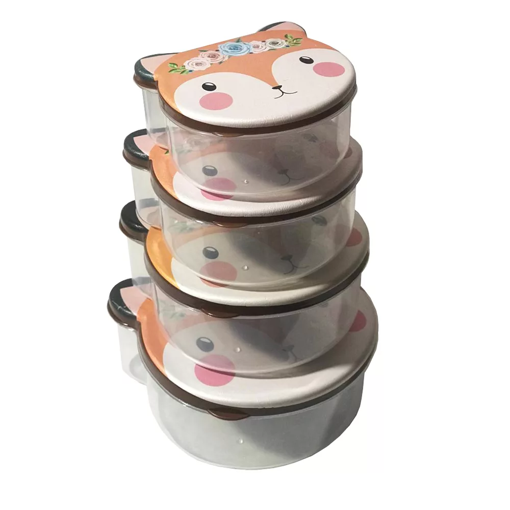 ظرف نگهدارنده مدل سنجاب مجموعه 4 عددی