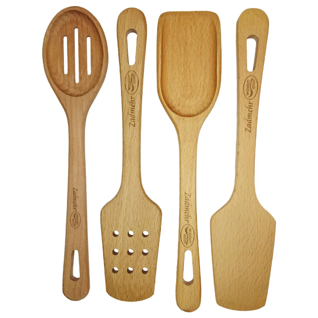 سرویس کفگیر ملاقه 4 پارچه زادمهر مدل k2584