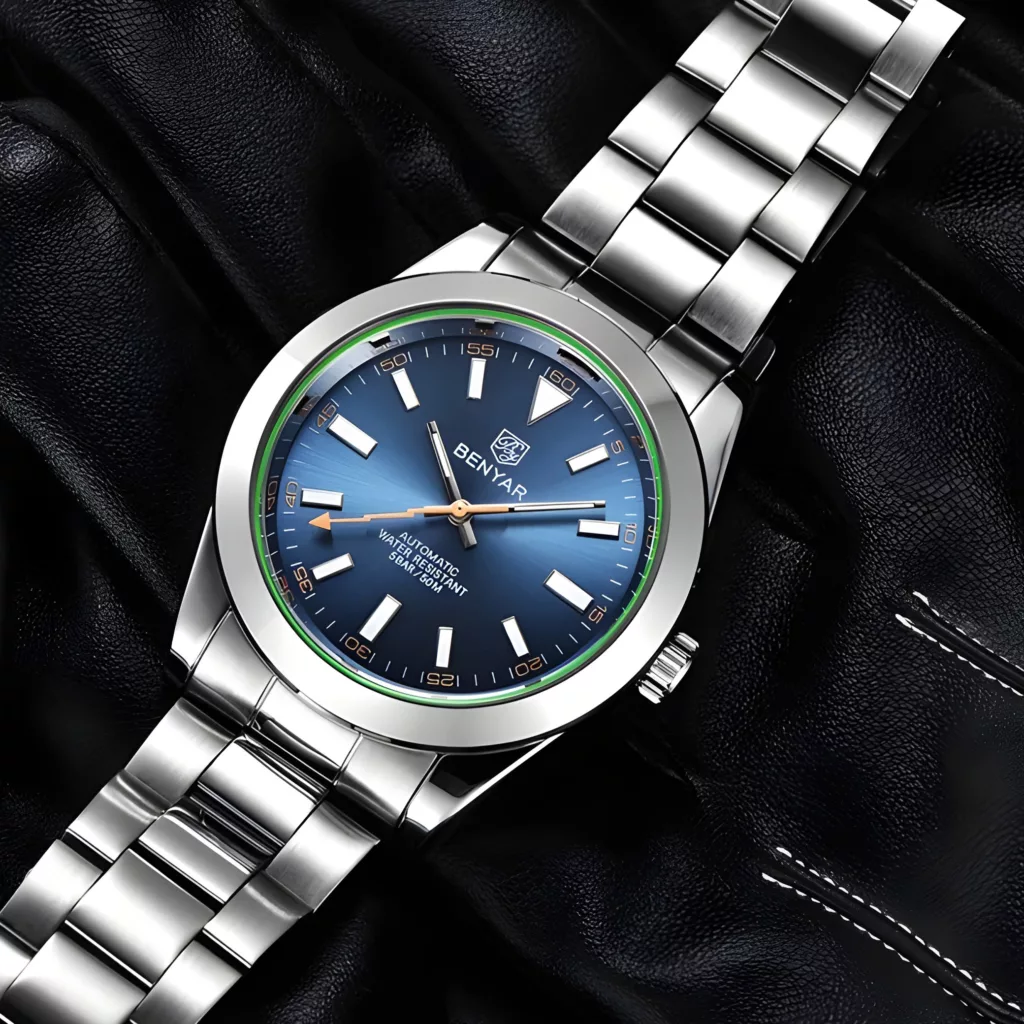 ساعت مچی عقربه‌ای اتوماتیک مردانه بنیار مدل BY-5176-SEK01