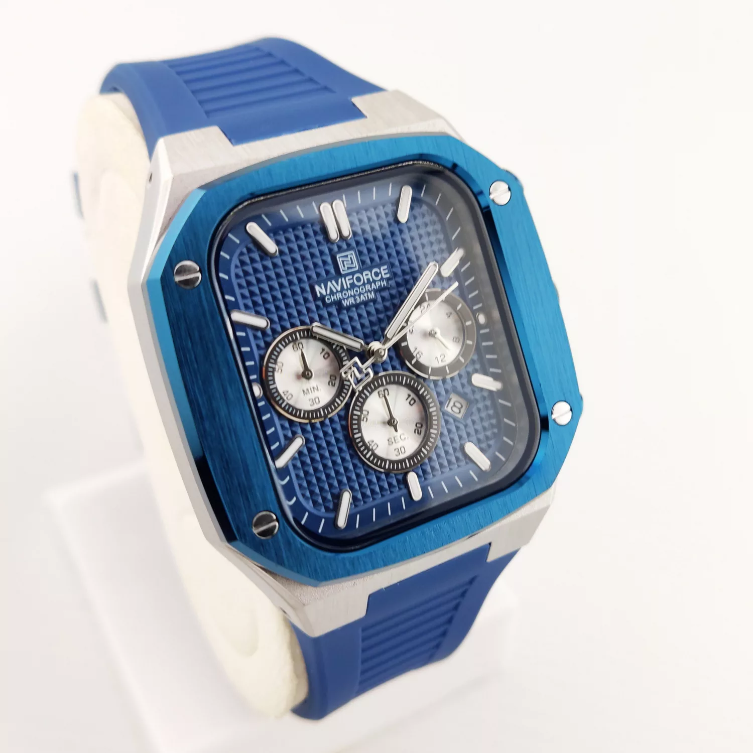 ساعت مچی عقربه‌ای مردانه نیوی فورس مدل کرنوگراف NF 8037BBS