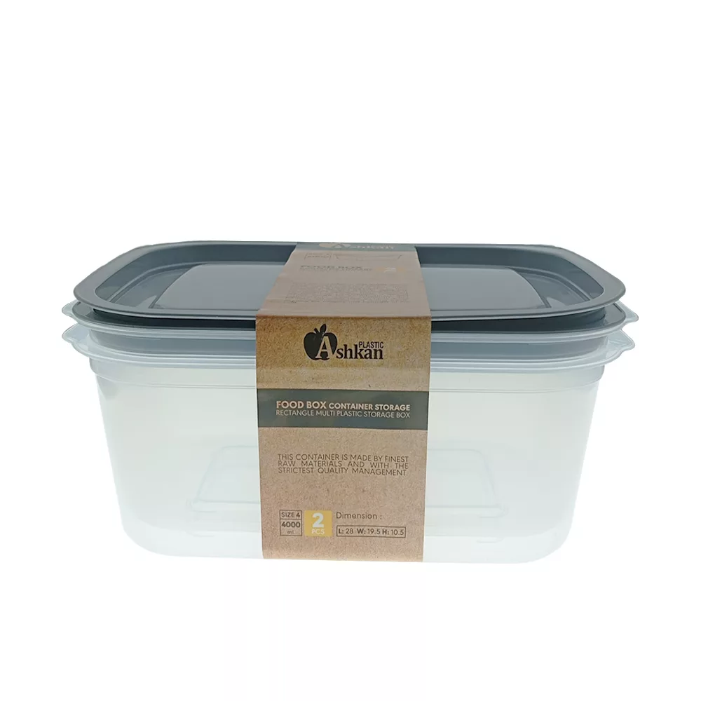 ظرف نگهدارنده مدل اشکان کد f4 مجموعه 2 عددی