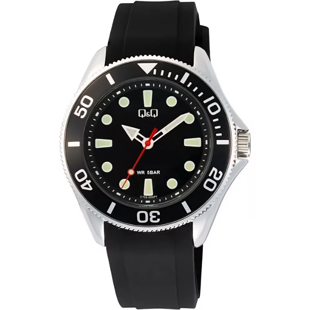 ساعت مچی عقربه‌ای کوارتز مردانه کیو اند کیو مدل C72A-005PY