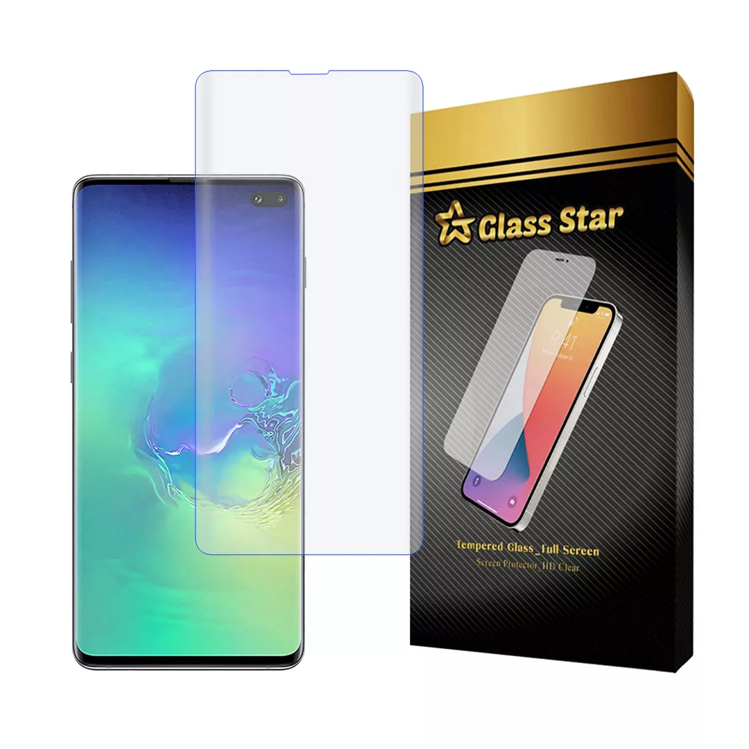 محافظ صفحه نمایش یووی گلس استار مدل UVLIGHTS مناسب برای گوشی موبایل سامسونگ Galaxy S10 Plus