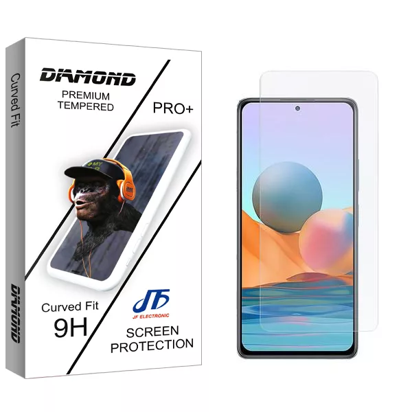 محافظ صفحه نمایش جی اف مدل Diamond مناسب برای گوشی موبایل شیائومی Redmi Note 10 Pro
