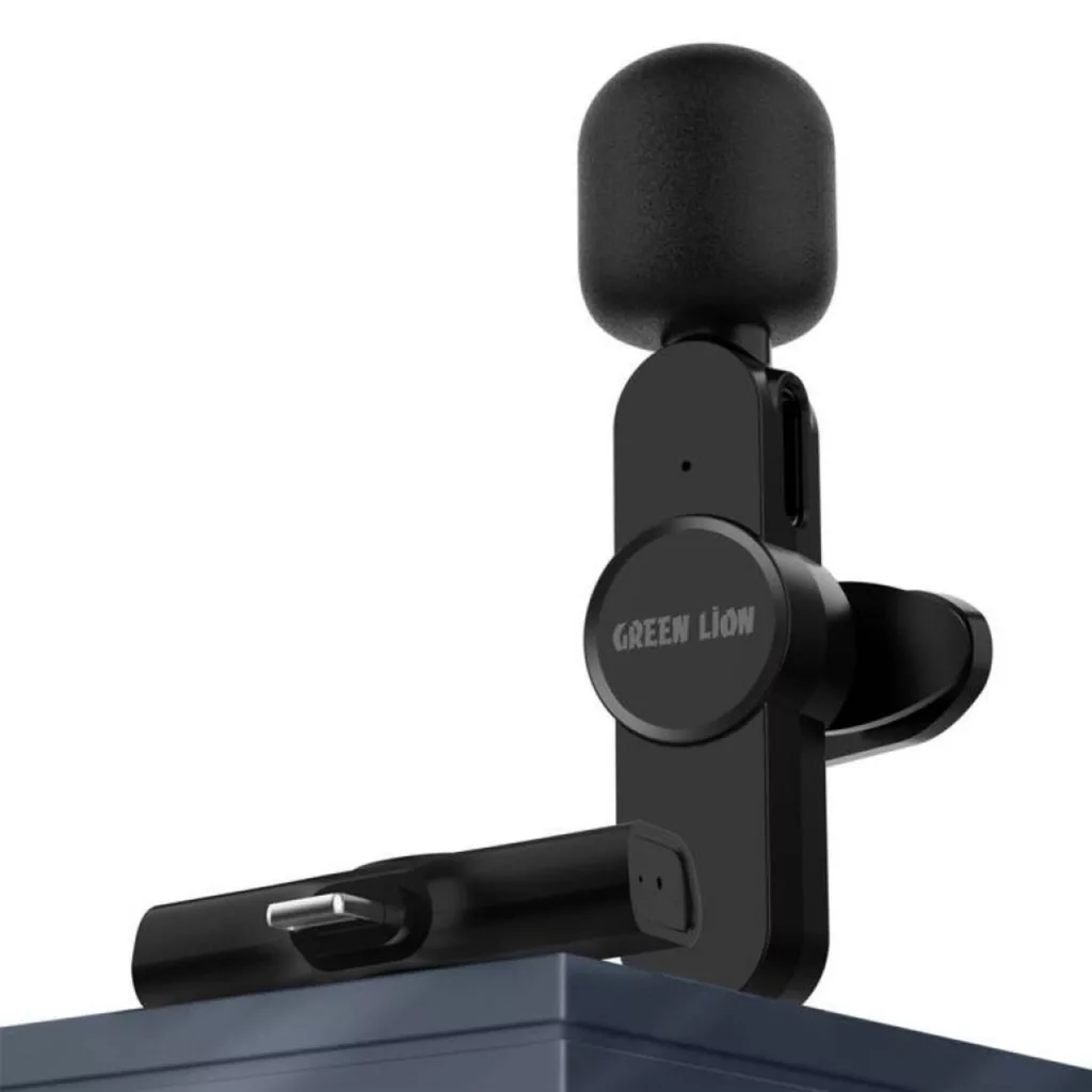 میکروفن یقه‌ای گرین لاین مدل GNWIRLGTBK