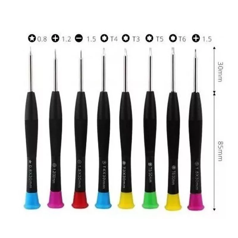 پیچ گوشتی ستاره ای مدل SW-63 بسته 8 عددی