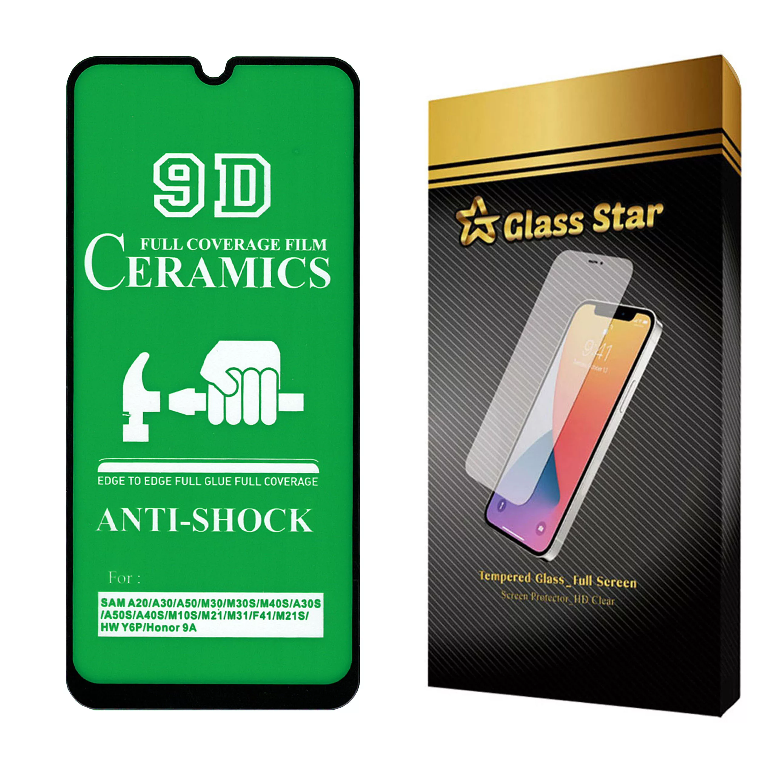 محافظ صفحه نمایش سرامیکی گلس استار مدل CRGA مناسب برای گوشی موبایل سامسونگ Galaxy A30