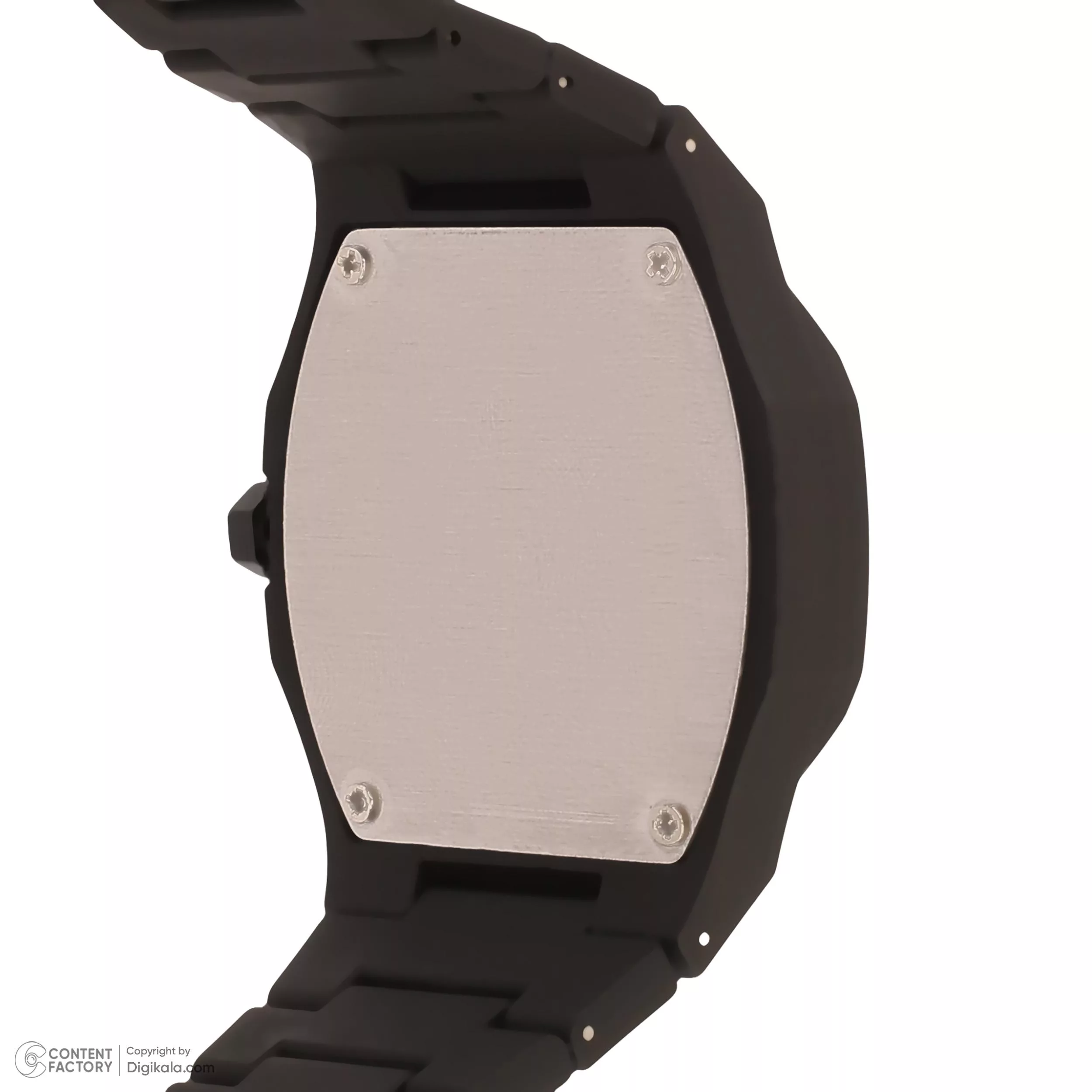 ساعت مچی عقربه‌ای کوارتز مردانه مدل اسپرت بند سبک قفل مخفی کد ۱.۶