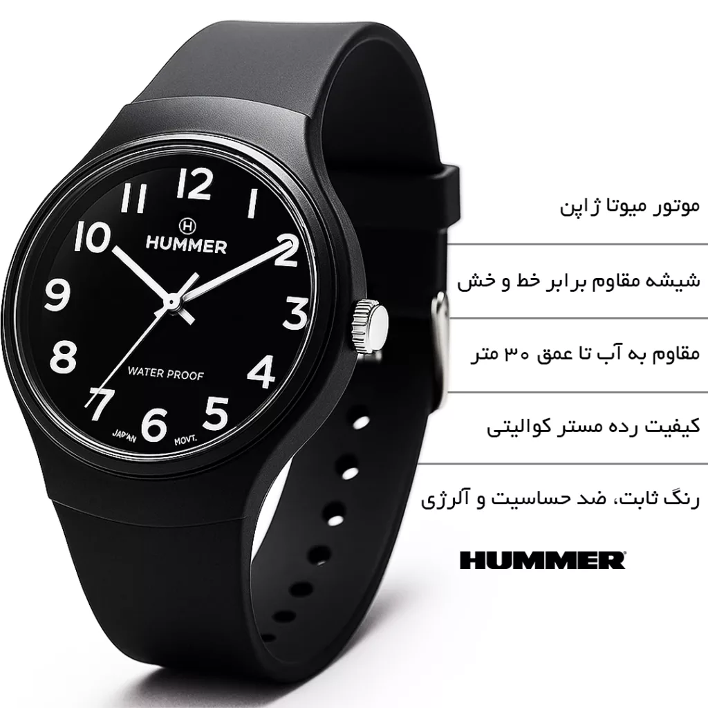 ساعت مچی عقربه‌ای کوارتز مردانه هامر مدل 1424H-C1