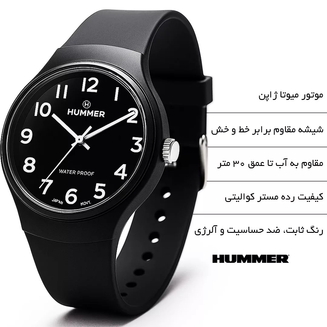 ساعت مچی عقربه‌ای کوارتز مردانه هامر مدل 1424H-C1