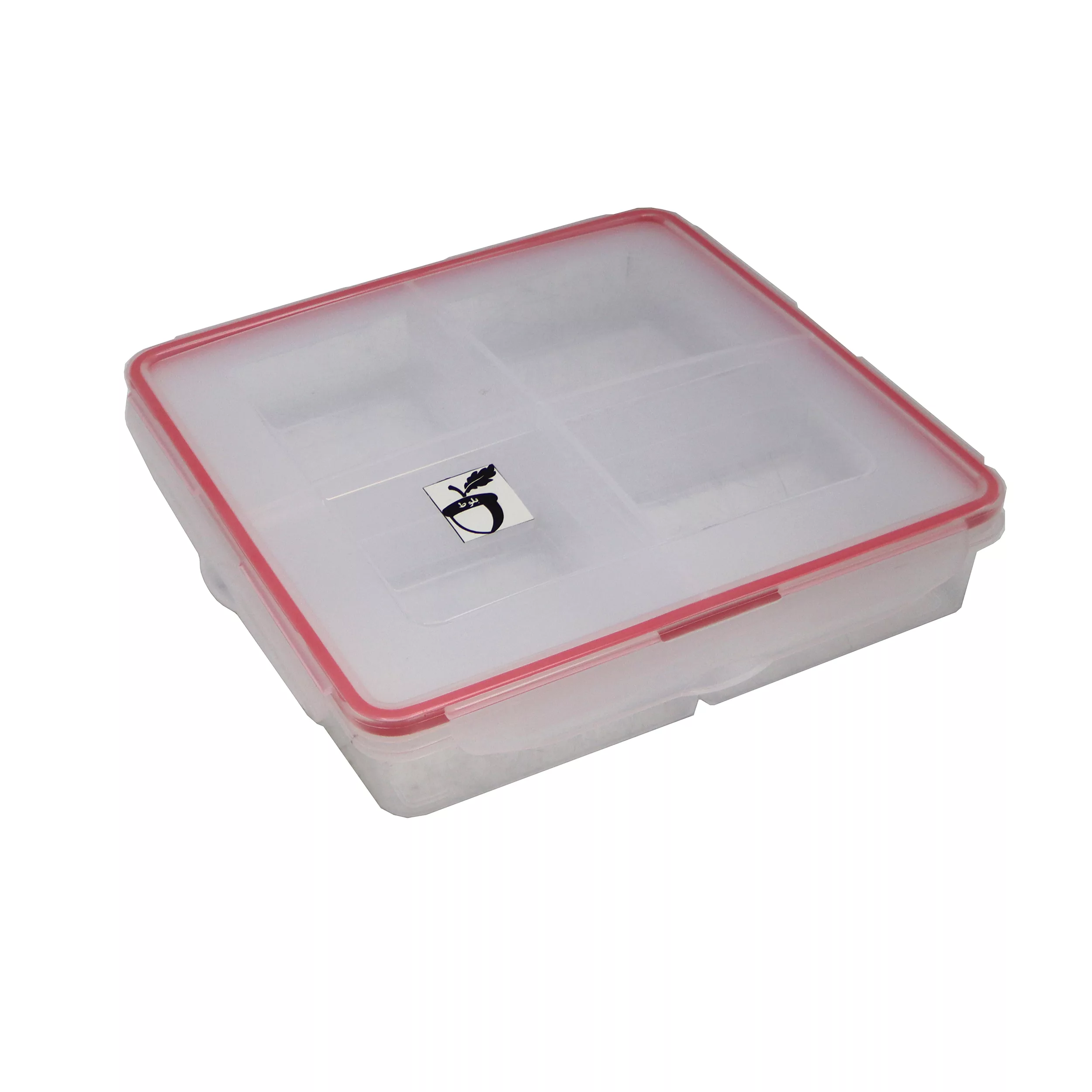 ظرف نگهدارنده مدل بلوط طرح 4 خانه کد YPLM-ORDO-22x22CM