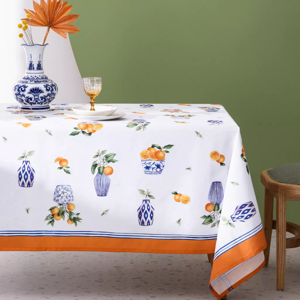 سفره شش نفره مادام کوکو مدل Rhone سایز 150*200 سانتی متر